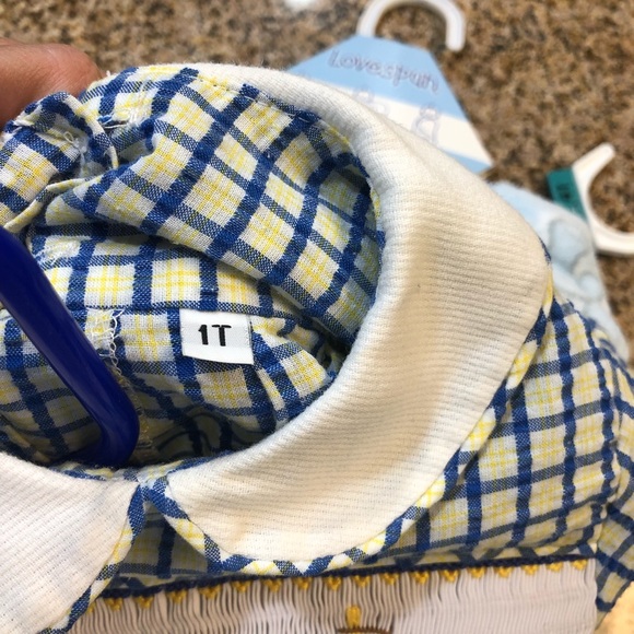 Monogrammed boys romper - Picture 3 of 3